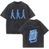 Cross-Border European Code Kpop Band Wave to Earth Tour 2025 Vintage Washed t S