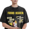 European Size Cotton Tfound Heaven Conan Gray Washed t Shirts Streetwear Hi