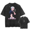 Cross-Border European Code 2025 Japanse Anime Jujutsu Kaisen Print Vintage T-Sh