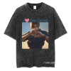 European Size Cotton T2025 New Independent Station Loose and Comfortable Leon S Kennedy Resident Evil Retro Water