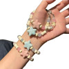 [Cheap Deal] Trendy Two Worlds Bracelet Lotus Heart Lucky Beaded Bracelet Niche Ins Bracelet