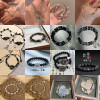 [Cheap Deal] Trendy Two Worlds Bracelet Lotus Heart Lucky Beaded Bracelet Niche Ins Bracelet