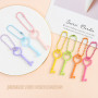 Creative ins alloy love key bead chain versatile bag key chain bestie couple gift pendant wholesale