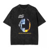 Specially Designed for Cross-Border Daft Punk Vintage Washed 2D t Shirt Hip Hop Harajuku