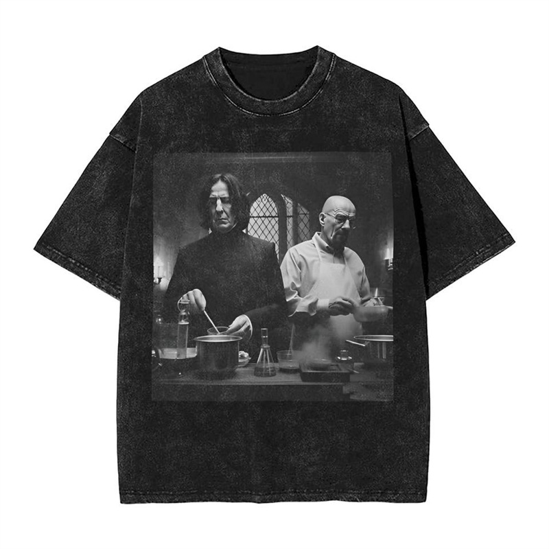 Specially Designed for Cross-Border Streetwearwashedshirthipcookhlaboratorybreakingtbad