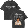 European Size Cotton Twashed Vintage Rapper Quevedo Tour 2025 t Shirts Men