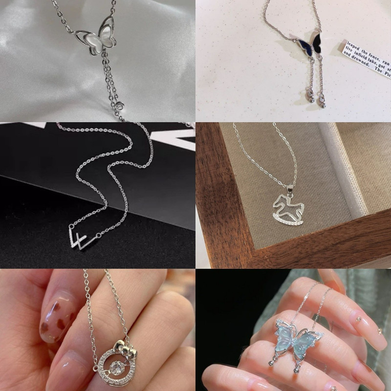 Light luxury fashion necklace women's autumn and winter retro new hot style light luxury niche exquisite high-end clavicle chain