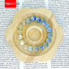 Color-changing beads UV light-changing resin cat's eye beads diy jewelry beaded bracelet bracelet glass beads loose beads