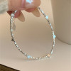 Minimalist and Slim Broken Silver Star and Moon Bracelet for Women 2025 New Light Luxury Niche Exquisite and High-end Girlfriend Bracelet