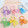 Mixed color random 3cm card ring 