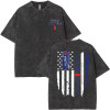 Specially Designed for Cross-Border Cotton T-Shirt – Bold American Flag Design & Beer Can Gr