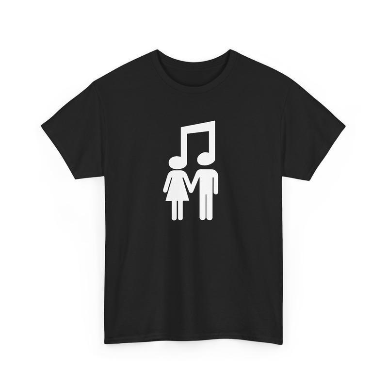 Specially Designed for Cross-Border Cotton Music Connects People Unisex Heavy Cotton Tee, Mus