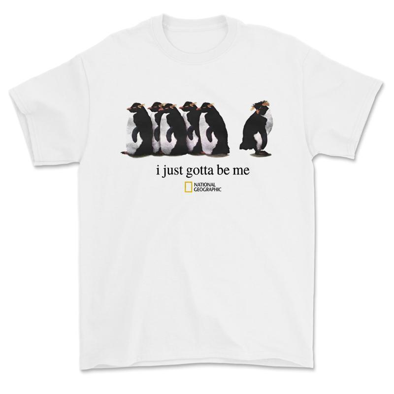 Specially Designed for Cross-Border Cotton I Just Gotta Be Me National Geographic Penguin Shi