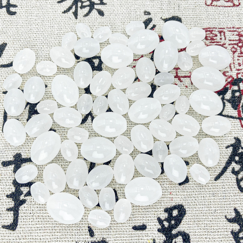 Rice-shaped beads loose beads handmade diy jewelry accessories materials hand string beads separated beads necklace special-shaped glass beads