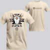 Cross-Border European Code Ariat Men's & Women's T-Shirt Tribal Skull & Arrow g