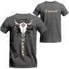 Cross-Border European Code Ariat Men's & Women's T-Shirt Tribal Skull & Arrow g