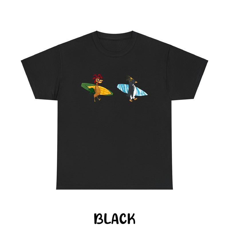 Specially Designed for Cross-Border Cotton Cody Maverick & Chicken Joe Surfs up Unisex T-Shir