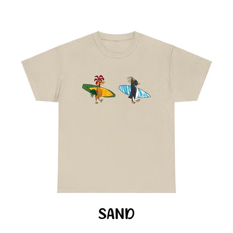 Specially Designed for Cross-Border Cotton Cody Maverick & Chicken Joe Surfs up Unisex T-Shir