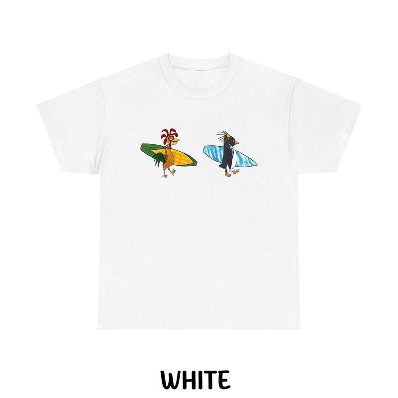 Specially Designed for Cross-Border Cotton Cody Maverick & Chicken Joe Surfs up Unisex T-Shir