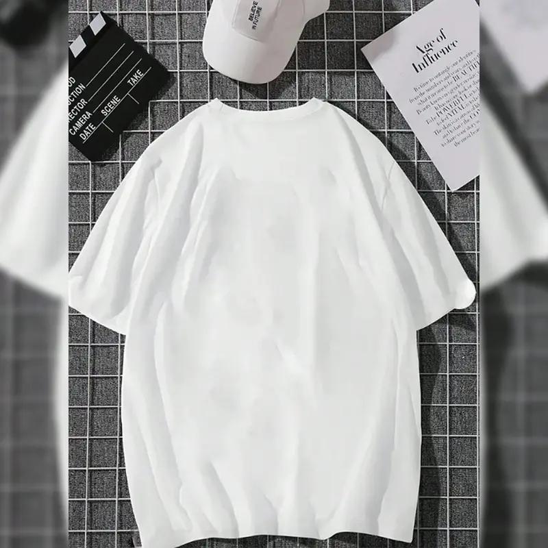 Cross-Border European Size Men's T-Shirts Are Made of 100% Cotton,Undiagnosed B