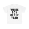Cross-Border European Size White Boy of the Year Shirt - Man Menswear Oversized