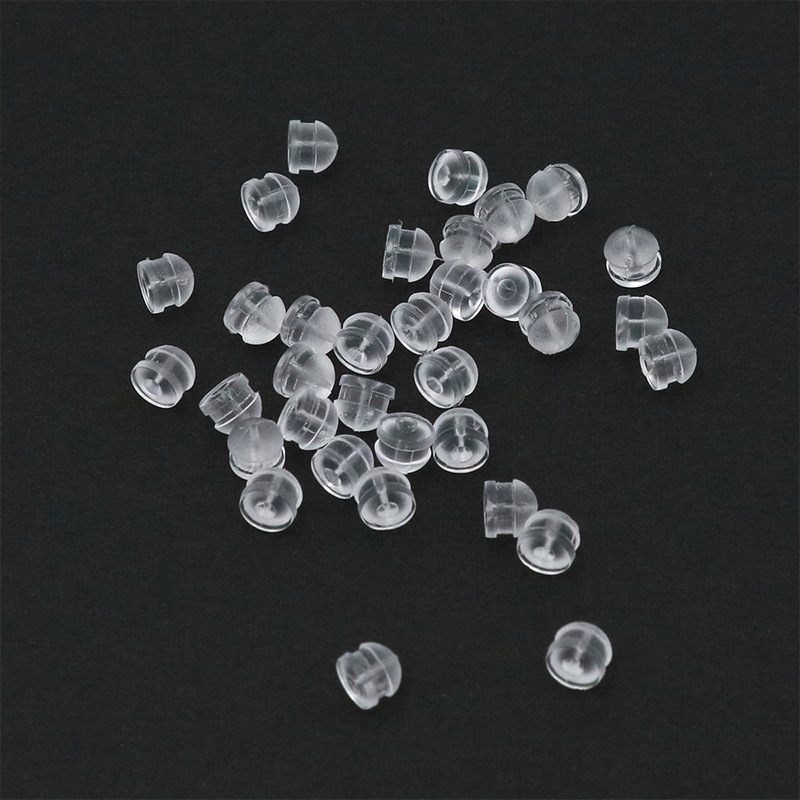 diy jewelry earrings transparent silicone ear plugs ear studs ear jewelry accessories wholesale earrings glue plugs the ears to force the ear beams