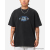 European Size Cross-Border Cotton Goat Crew X Halo Halo 2 Vintage T-Shirt Black Acid