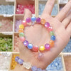 UV light-changing resin imitation cat's eye beads sunlight-sensitive color-changing loose beads diy jewelry bracelet bracelet beads