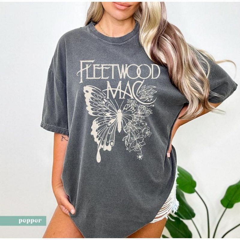 European Size Cross-Border Cotton [Sale up to 50%] Comfort Colors Fleetwood Mac T-