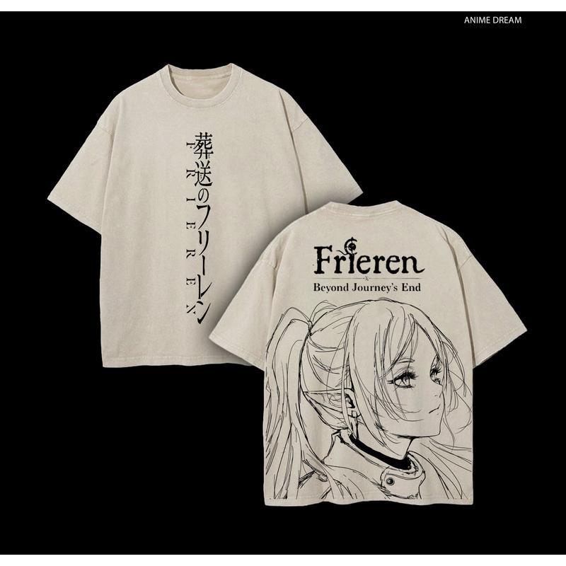 European Size Cross-Border Cotton Frieren Beyond Journey's End Anime Double Printed