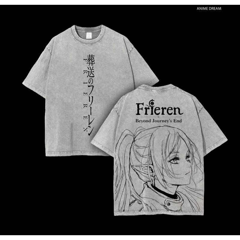 European Size Cross-Border Cotton Frieren Beyond Journey's End Anime Double Printed
