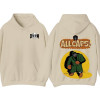 European Size Cross-Border Cotton Mf Doom Madlib All Caps 2-Sided Hoodie T-Shirt, Vi