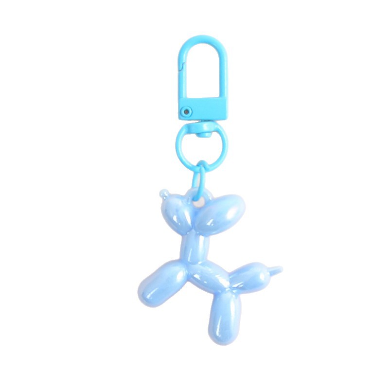 New cartoon laser balloon dog pendant creative keychain bag pendant diy handmade accessories material wholesale