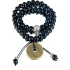 Chinese style national style dragon year bracelet design niche new non-colliding style personalized coiled dragon bracelet black bead bracelet for men and women