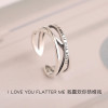 New popular diy design simple women's ring, a birthday gift for your girlfriend, a versatile and exquisite ring