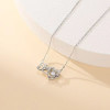[Double Festival Welfare] Necklace for women with niche design, advanced new style, trendy love, light luxury, trendy clavicle chain