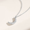[Double Festival Welfare] Necklace for women with niche design, advanced new style, trendy love, light luxury, trendy clavicle chain