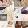 [Double Festival Welfare] Necklace for women with niche design, advanced new style, trendy love, light luxury, trendy clavicle chain