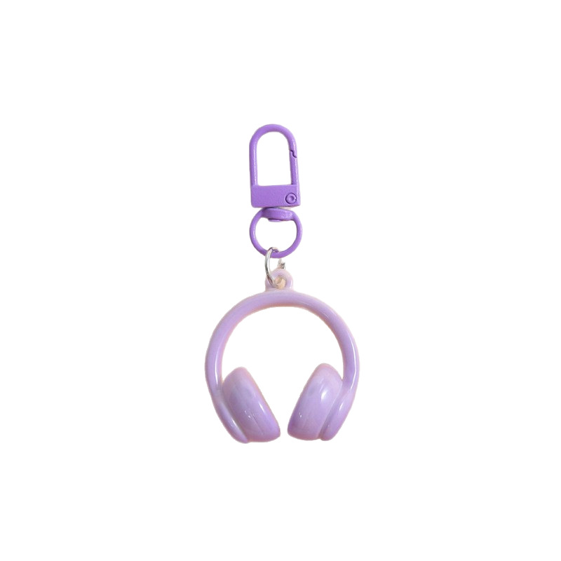 New ins style versatile three-dimensional earphone keychain cute bag pendant exquisite decoration diy handmade jewelry accessories