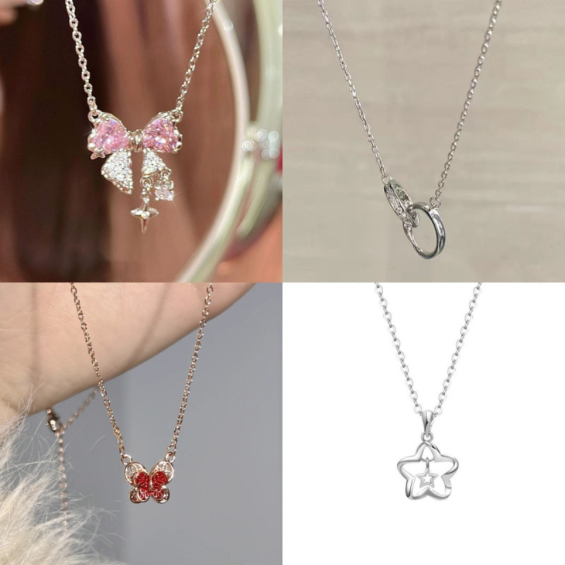 Necklace for women ins light luxury niche gentle clavicle chain temperament high-end best friend cold style love