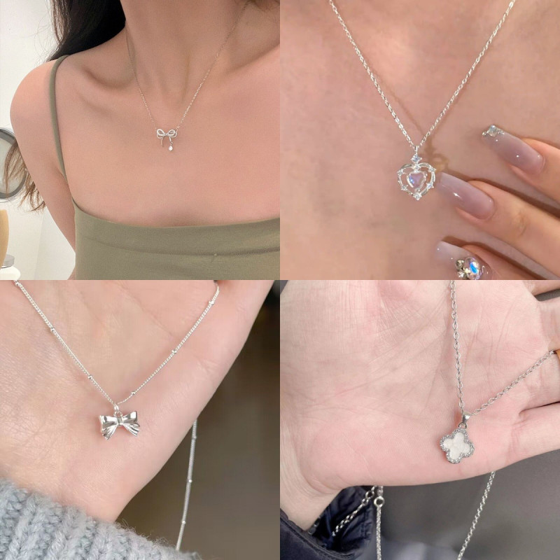 Necklace for women ins light luxury niche gentle clavicle chain temperament high-end best friend cold style love