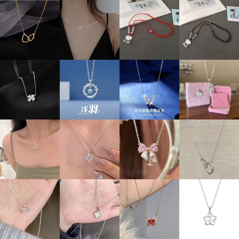 Necklace for women ins light luxury niche gentle clavicle chain temperament high-end best friend cold style love