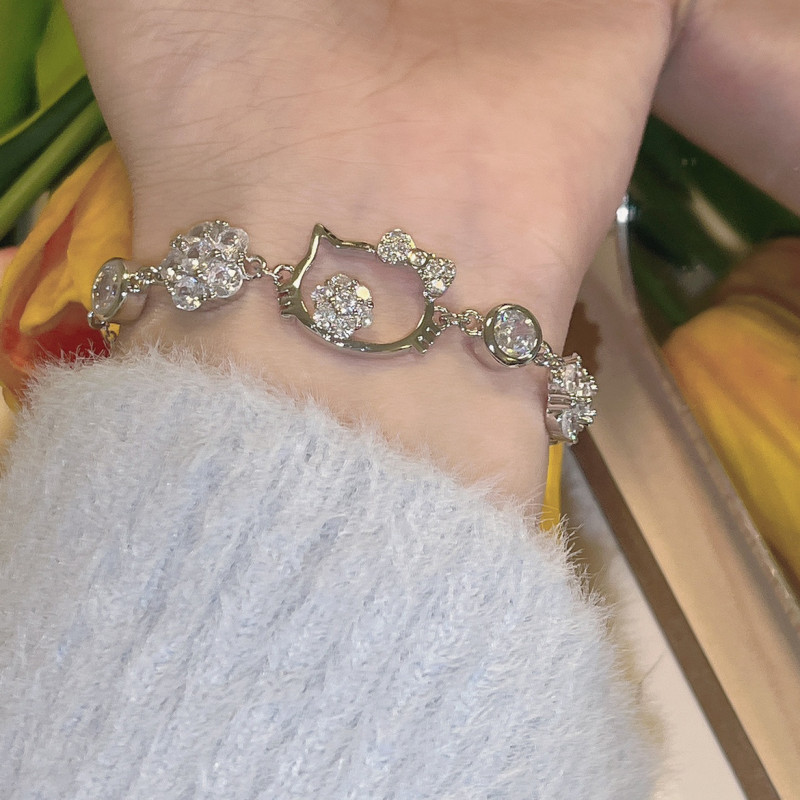 hello Kitty hello kitty bracelet cute girl kt cat fairy bracelet gift to girlfriend and best friend