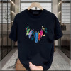 European Size Cross-Border Pure Cotton Summer New Chinese Style Pure Cotton Short-Sleeved T-Shirt for Men and Women, National Trend Design, Loose and Casual