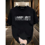 Ouma cross-border pure cotton is exclusively for overseas wholesale~Heavyweight pure cotton short-sleeved T-shirts for men and women, the same style for summer, trendy and loose