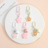 New cute syrup five-pointed star biscuit keychain bag pendant diy handmade jewelry accessories materials wholesale