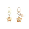 New cute syrup five-pointed star biscuit keychain bag pendant diy handmade jewelry accessories materials wholesale