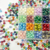 8mm gilt oil painting beads resin straight hole smudged round beads loose beads diy handmade beaded necklace bracelet material