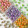 Water dyed pattern beads #7 