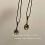 Eat and drink without worries, drawstring design spoon necklace for women 2025 new long sweater chain, light luxury and high-end accessories
